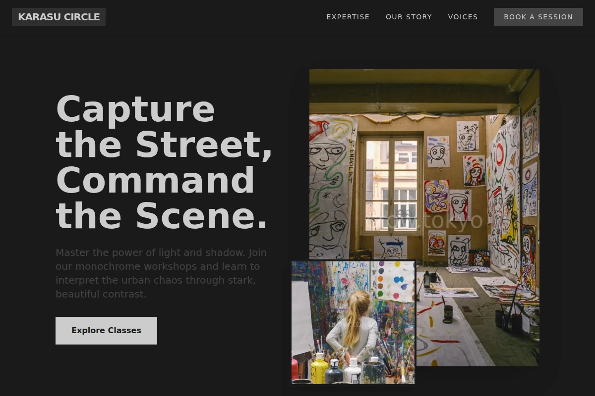 Monochrome Art Studio