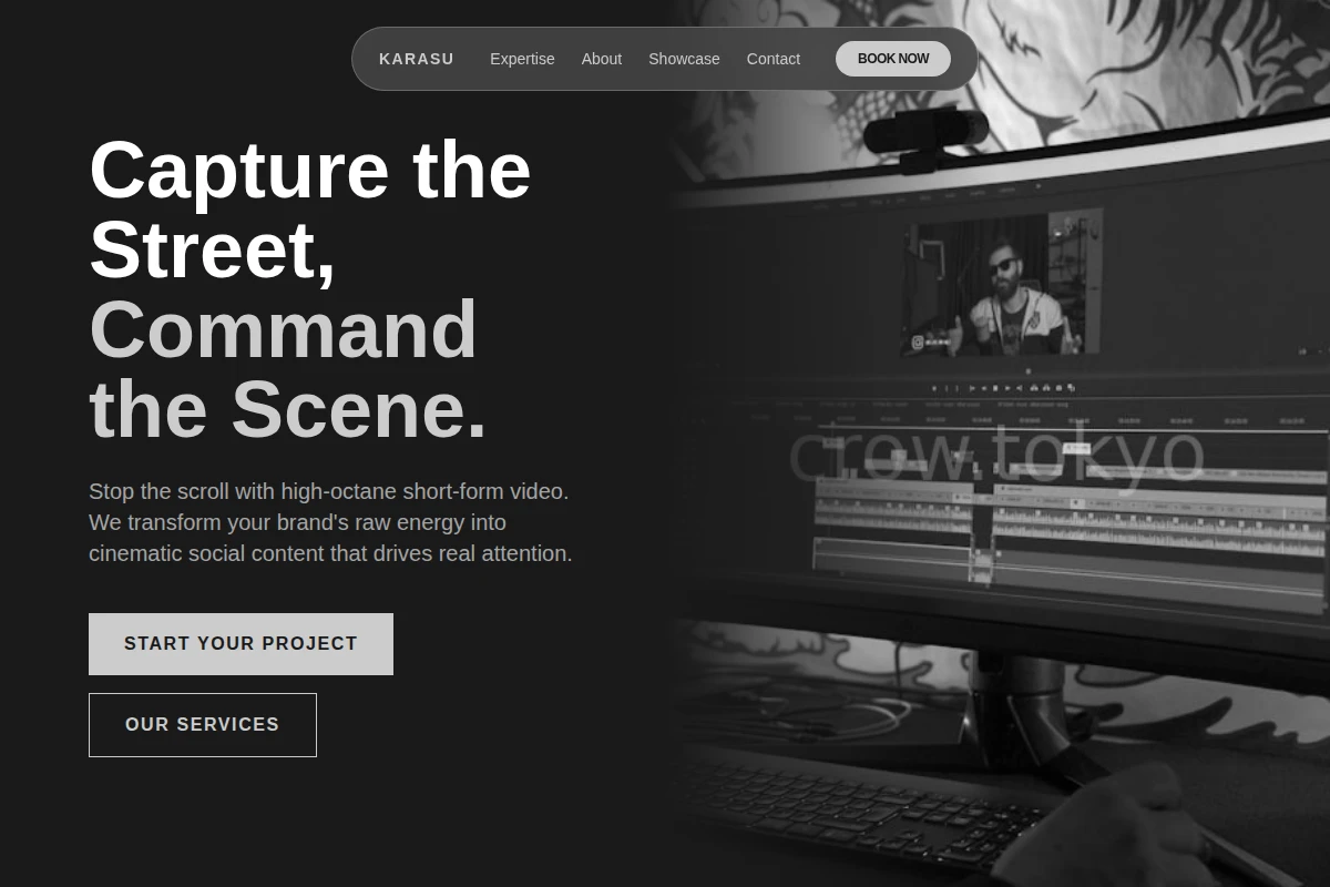 Sleek Short Form Video Agency