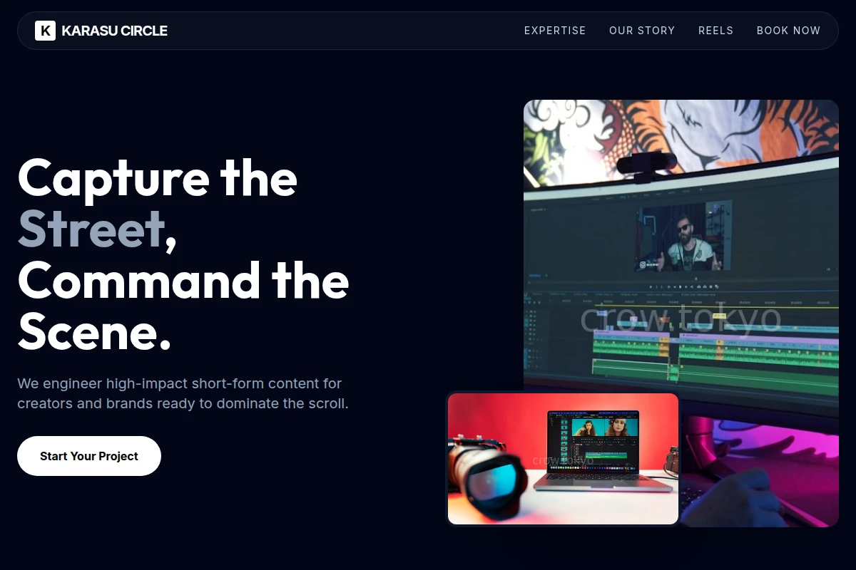 Sleek Short Form Video Agency